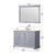 Lexora LVD48SB300 Dukes 48 in. W Dark Grey Vanity Cabinet and Cultured Marble Top