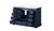 Lexora LVD48SE300 Dukes 48 in. W Navy Blue Vanity Cabinet and Cultured Marble Top