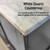 Lexora LD342248DBWQ000 Dukes 48 in. W Dark Grey Double Sink Vanity Cabinet and White Quartz Top