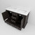 Lexora LVD48DG300 Dukes 48 in. W Espresso Double Sink Vanity Cabinet and Cultured Marble Top