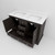 Lexora Dukes 48 in. W Espresso Double Sink Vanity Cabinet and Cultured Marble Top