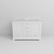 Lexora Dukes 48 in. W White Double Sink Vanity Cabinet and White Quartz Top
