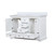 Lexora LVD48DA300 Dukes 48 in. W White Double Sink Vanity Cabinet and Cultured Marble Top