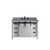 Lexora LVM48SA401 Marsyas 48 inch W White Bath Vanity Cabinet, Grey Quartz Countertop and Faucet Set
