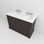 Lexora Dukes 48 in. W Espresso Double Sink Vanity Cabinet, Cultured Marble Top, and Faucet Set