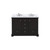 Lexora Dukes 48 in. W Espresso Double Sink Vanity Cabinet, White Quartz Top, and Faucet Set