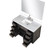 Lexora LVA48SK111 Abbey 48 inch W Brown Oak Vanity Cabinet, Carrara Marble Top, Faucet Set, and 46 in Mirror