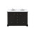 Lexora LVD48DG101 Dukes 48 in. W Espresso Double Sink Vanity Cabinet, Carrara Marble Top, and Faucet Set