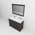 Lexora Dukes 48 in. W Espresso Double Sink Vanity Cabinet, Carrara Marble Top, Faucet Set, and 46 in. Mirror