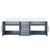 Lexora LVG60DB200 Geneva 60 in. W Dark Grey Wall Mount Double Sink Vanity Cabinet and White Quartz Top