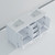 Lexora Jacques 60 in. W White Bath Vanity Cabinet and Cultured Marble Top
