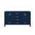Lexora Jacques 60 in. W Navy Blue Double Sink Vanity Cabinet