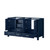 Lexora LJ342260DE00000 Jacques 60 in. W Navy Blue Double Sink Vanity Cabinet