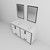 Lexora LVZV60DA210 Ziva 60 inch W White Double Sink Vanity Cabinet, White Quartz Top and 22 in Mirrors