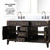 Lexora  LVL60DK101 Laurel 60 in W x 22 in D Brown Oak Double Bath Vanity, Carrara Marble Top, and Faucet Set