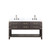 Lexora LVN60DK101 Norwalk 60 inch W Brown Oak Double Sink Vanity Cabinet, Carrara Marble Top, and Faucet Set