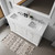 Lexora Dukes 60 in. W White Double Sink Vanity Cabinet, Cultured Marble Top, Faucet Set, and 58 in. Mirror