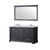 Lexora LVD60DG311 Dukes 60 in. W Espresso Double Sink Vanity Cabinet, Cultured Marble Top, Faucet Set, and 58 in. Mirror Lexora LVD60DG311 Dukes 60 in. W Espresso Double Sink Vanity Cabinet, Cultured Marble Top, Faucet Set, and 58 in. Mirror