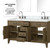 Lexora LVL60DR111 Laurel 60 inch W Grey Oak Double Sink Vanity Cabinet, Carrara Marble Top, Faucet Set, and 28 in Mirrors