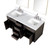 Lexora  LVA60DK111 Abbey 60 in W x 22 in D Brown Oak Double Bath Vanity, Carrara Marble Top, Faucet Set, and 28 in Mirrors