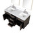Lexora Abbey 60 inch W Brown Oak Double Sink Vanity Cabinet, Carrara Marble Top, Faucet Set, and 28 in Mirrors