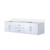 Lexora LVG72DM200 Geneva 72 in. W Glossy White Wall Mount Double Sink Vanity Cabinet and White Quartz Top