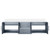 Lexora LVG72DB300 Geneva 72 in. W Dark Grey Wall Mount Double Sink Vanity Cabinet and Cultured Marble Top