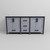 Lexora Ziva 72 inch W Dark Grey Double Sink Vanity Cabinet and White Quartz Top