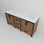 Lexora LVZV72DN200 Ziva 72 inch W Rustic Barnwood Double Sink Vanity Cabinet and White Quartz Top