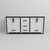 Lexora LVZV72DA200 Ziva 72 inch W White Double Sink Vanity Cabinet and White Quartz Top