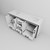 Lexora LVZV72DA200 Ziva 72 inch W White Double Sink Vanity Cabinet and White Quartz Top