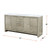Lexora LLF72DKSOD000 Lafarre 72 inch W x 20 in D Rustic Acacia Double Sink Vanity Cabinet and White Quartz Top