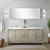 Lexora Lafarre 72 inch W x 20 in D Rustic Acacia Double Sink Vanity Cabinet, Cultured Marble Top and Brushed Nickel Faucet Set