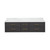 Lexora Castor 72 inch W Black Double Sink Wall Hung Vanity Cabinet and Carrara Marble Top