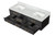Lexora LVC72DL100 Castor 72 inch W Black Double Sink Wall Hung Vanity Cabinet and Carrara Marble Top