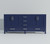 Lexora Jacques 72 in. W Navy Blue Double Sink Vanity Cabinet