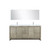 Lexora LVLF72DRA311 Lafarre 72 inch W x 20 in D Rustic Acacia Double Sink Vanity Cabinet, Cultured Marble Top, Chrome Faucet Set and 70 in Mirror