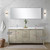 Lexora LVLF72DRA311 Lafarre 72 inch W x 20 in D Rustic Acacia Double Sink Vanity Cabinet, Cultured Marble Top, Chrome Faucet Set and 70 in Mirror