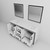 Lexora LVZV72DA210 Ziva 72 inch W White Double Sink Vanity Cabinet, White Quartz Top and 30 in Mirrors