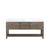 Lexora LVN72DR100 Norwalk 72 inch W Grey Oak Double Sink Vanity Cabinet and Carrara Marble Top