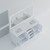 Lexora LVJ72DA310 Jacques 72 in. W White Bath Vanity Cabinet, Cultured Marble Top, and 28 in. Mirror
