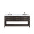 Lexora LVN72DK101 Norwalk 72 inch W Brown Oak Double Sink Vanity Cabinet, Carrara Marble Top, and Faucet Set