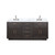 Lexora LVA72DK101 Abbey 72 inch W Brown Oak Double Sink Vanity Cabinet, Carrara Marble Top, and Faucet Set