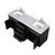 Lexora Abbey 72 inch W Black Oak Double Sink Vanity Cabinet, Carrara Marble Top, and Faucet Set