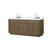 Lexora LVA72DR101 Abbey 72 inch W Grey Oak Double Sink Vanity Cabinet, Carrara Marble Top, and Faucet Set