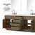 Lexora LVA72DR111 Abbey 72 inch W Grey Oak Double Sink Vanity Cabinet, Carrara Marble Top, Faucet Set, and 34 in Mirrors