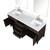 Lexora LVL72DK111 Laurel 72 inch W Brown Oak Double Sink Vanity Cabinet, Carrara Marble Top, Faucet Set, and 34 in Mirrors