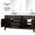 Lexora LVL72DK111 Laurel 72 inch W Brown Oak Double Sink Vanity Cabinet, Carrara Marble Top, Faucet Set, and 34 in Mirrors