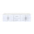 Lexora LVG80DM300 Geneva 80 in. W Glossy White Wall Mount Double Sink Vanity Cabinet and Cultured Marble Top
