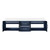 Lexora LVG80DE300 Geneva 80 in. W Navy Blue Wall Mount Double Sink Vanity Cabinet and Cultured Marble Top